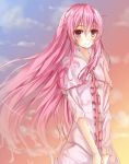  1girl blush dress hypertan mine_(akame_ga_kill!) pink_hair solo tagme 