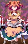  1girl apron bell book bwell chair hair_bell hair_ornament japanese_clothes kimono long_sleeves looking_at_viewer motoori_kosuzu open_book pink_eyes redhead sitting smile solo touhou two_side_up wide_sleeves 