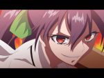  1girl anime_coloring cato_(monocatienus) evil_grin evil_smile grin letterboxed parody red_eyes reiuji_utsuho smile solo style_parody touhou 