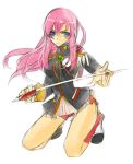  epaulettes pink_hair shoujo_kakumei_utena sword tenjou_utena tooka weapon 