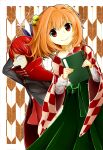 2girls bell book bow cape checkered cover hair_bell hair_bow hair_ornament highres japanese_clothes kaisenpurin long_sleeves motoori_kosuzu multiple_girls open_mouth red_eyes redhead sekibanki short_hair skirt smile touhou twintails 