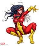  breasts long_hair marvel mask smile spider-woman superhero yamashita_shun&#039;ya 