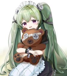 1girl corin_wickes long_hair maid teddy_bear twintails zenless_zone_zero