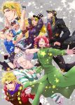  caesar_anthonio_zeppeli dio_brando dual_persona jojo_no_kimyou_na_bouken jonathan_joestar joseph_joestar_(young) kakyouin_noriaki kuujou_joutarou robert_eo_speedwagon sparkle t7senzo 