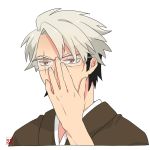  1boy glasses gugure!_kokkuri-san scar shigaraki_(gugukoku) 
