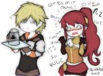  jaune_arc pyrrha_nikos rwby tabletorgy tagme 