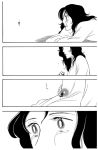  1girl comic crying long_hair miurin monochrome naruto naruto_shippuuden pregnant tears translation_request yuuhi_kurenai 