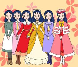 1girl alternate_costume formal happy long_hair princess_sarah sarah_crewe winter_clothes