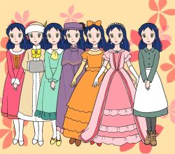 1girl formal happy long_hair princess_sarah sarah_crewe winter_clothes