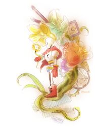  2016 2boys 2d arm_at_side armor artist_name blue_shorts boots cape clock digital_media duo flower flowey_(undertale) from_side full_body gloves gradient_background humanoid looking_at_another male male_focus male_only monster monster_boy multiple_boys no_mouth paper papyrus_(undertale) plant powaro02 red_boots red_cape red_gloves shorts simple_background skeleton standing twitter_username undead undertale utdr_(toby_fox) white_armor white_background yellow_background yellow_flower |_| 