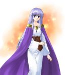  cape fire_emblem fire_emblem:_seisen_no_keifu fire_emblem_genealogy_of_the_holy_war long_hair purple_eyes purple_hair violet_eyes xvxxv yuria_(fire_emblem) 