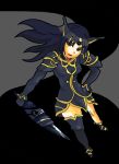  armor black_eyes black_hair legend_of_dragoon long_hair miche_(pixiv224519) rose_(lod) sword 