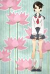  fuura_kafuka highres lotus sayonara_zetsubou_sensei school_uniform screencap serafuku stitched 
