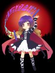  dress gradient_hair hijiri_byakuren long_hair mochiya_marosuke multicolored_hair solo touhou yellow_eyes 