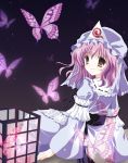  hat natsume_eri pink_hair saigyouji_yuyuko touhou 