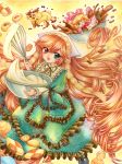  baking blonde_hair brown_hair checkerboard_cookie cookie coooking drill_hair food green_eyes heterochromia hina_ichigo long_hair pemoko red_eyes rozen_maiden short_hair suiseiseki traditional_media very_long_hair watercolor_(medium) whisk 