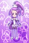  boots cure_sword dokidoki!_precure kenzaki_makoto long_hair magical_girl purple_eyes side_ponytail smile violet_hair 