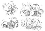  2girls animal_ears ayase_eli blush fox_ears fox_tail kiss long_hair love_live!_school_idol_project multiple_girls ponytail raccoon_ears raccoon_tail school_uniform skirt smile tagme tail tanuki toujou_nozomi translation_request twintails yuri 