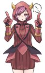  gloves hood kagari_(pokemon) kagari_(pokemon)_(remake) pokemon pokemon_(game) pokemon_oras purple_hair ribbed_sweater roll_okashi sweater violet_eyes 