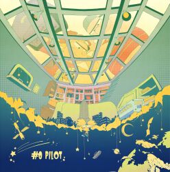  1girl 2boys arnold_shortman attic backwards_hat baseball_cap bedroom blonde_hair book bookshelf bow building bus child clouds commentary crescent_moon evil_smile fat floating gerald_johannsen giant giantess hair_bow hat helga_g_pataki hey_arnold! highres kinako_(moment) mini_hat moon motor_vehicle multiple_boys obese pink_bow pink_shirt planet radio red_shirt satellite shirt shirt_under_sweater shooting_star skyline skyscraper smile star_ornament striped_clothes striped_shirt surreal twintails unibrow untranslatable_commentary 