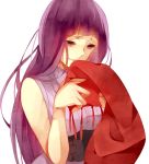  1girl haru_(01249) hyuuga_hinata long_hair naruto naruto:_the_last purple_hair red_scarf scarf solo violet_eyes 
