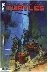 4boys artist_name barcode blue_mask border cityscape colored_skin comic_cover copyright_name creator_name donatello donatello_(tmnt) english_text highres holding holding_nunchaku holding_weapon katana leonardo leonardo_(tmnt) mask michelangelo michelangelo_(tmnt) multiple_boys ninja ninjatou nunchaku official_art orange_mask raphael raphael_(tmnt) reptile_boy sai_(weapon) scan short_sword signature staff sword teenage_mutant_ninja_turtles title turtle turtle_boy turtle_shell urban viktor_farro weapon western_comics_(style) white_border