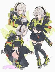 1girl anby_demara serious short_hair sword zenless_zone_zero