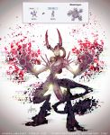  fusion glowing glowing_eyes horns mewtwo missingno. pokemon solo starvingstudents tail 