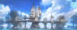  artist_request city city_lights cityscape clouds concept_art final_fantasy final_fantasy_xiv highres landscape limsa_lominsa no_humans ocean sky water 