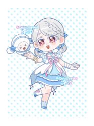  >_< 1girl angel_wings animal animal_ear_hood animal_ears ankle_socks arm_ribbon artist_name blue_bow blue_bowtie blue_choker blue_dress blue_gem blue_hairband blue_shorts border bow bowtie bracelet braid brooch brown_pupils cat chibi chinese_commentary choker cloak clothed_animal coattails colored_eyelashes commentary_request cross-laced_socks dress fake_wings floating footwear_bow gem gold_bracelet grey_hair hair_bow hair_rings hairband happy hexagram highres hood hood_up hooded_cloak infinity_nikki jewelry lace-trimmed_dress lace_ribbon lace_trim layered_dress leg_up looking_at_viewer lop_rabbit_ears mary_janes medium_dress meini-baobao momo_(nikki) multiple_bracelets multiple_hair_bows nikki_(series) official_alternate_costume pink_eyes pink_ribbon polka_dot polka_dot_background puffy_short_sleeves puffy_sleeves rabbit_ears ribbon shoes short_hair short_sleeves shorts single_braid socks star_(symbol) star_in_eye stylist_(nikki) symbol_in_eye tailcoat tareme traditional_bowtie watermark white_background white_border white_cat white_cloak white_dress white_ribbon white_socks white_wings wings 