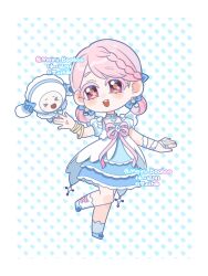  >_< 1girl angel_wings animal animal_ear_hood animal_ears ankle_socks arm_ribbon artist_name blue_bow blue_bowtie blue_choker blue_dress blue_gem blue_hairband blue_shorts border bow bowtie bracelet braid brooch brown_pupils cat chibi chinese_commentary choker cloak clothed_animal coattails colored_eyelashes commentary_request cross-laced_socks dress fake_wings floating footwear_bow gem gold_bracelet hair_bow hair_rings hairband happy hexagram highres hood hood_up hooded_cloak infinity_nikki jewelry lace-trimmed_dress lace_ribbon lace_trim layered_dress leg_up looking_at_viewer lop_rabbit_ears mary_janes medium_dress meini-baobao momo_(nikki) multiple_bracelets multiple_hair_bows nikki_(nikki) nikki_(series) official_alternate_costume pink_eyes pink_hair pink_ribbon polka_dot polka_dot_background puffy_short_sleeves puffy_sleeves rabbit_ears ribbon shoes short_hair short_sleeves shorts single_braid socks star_(symbol) star_in_eye symbol_in_eye tailcoat tareme traditional_bowtie watermark white_background white_border white_cat white_cloak white_dress white_ribbon white_socks white_wings wings 