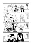  &gt;_&lt; 1boy 6+girls :d =_= ^_^ ahoge anger_vein battleship-symbiotic_hime blush blush_stickers box cape closed_eyes comic covered_mouth crying detached_sleeves double_bun dress eating geeyaa gift gift_box hair_between_eyes hairband highres holding hooded_jacket horn horns kantai_collection kongou_(kantai_collection) long_hair military military_uniform mittens monochrome multiple_girls naval_uniform nontraditional_miko northern_ocean_hime open_mouth pocky re-class_battleship scarf school_uniform seaport_hime serafuku shinkaisei-kan short_hair smile ta-class_battleship tail translation_request uniform wo-class_aircraft_carrier xd 