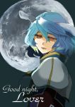  bad_id blue_hair english moon red_eyes siesta410 siesta_sisters solo suzuhana text umineko_no_naku_koro_ni 