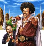 camera cape commentator dragonball hercule_satan microphone mr._satan traditional_media