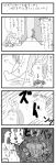  4koma comic cong1991 inaba_tewi monochrome reisen_udongein_inaba touhou translation_request 