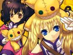  anise_tatlin anise_tatlin_(cosplay) black_hair blonde_hair blue_eyes brown_eyes child cosplay doll gloves multiple_girls noraring patty_fleur smile tales_of_(series) tales_of_the_abyss tales_of_vesperia tokunaga twintails white_gloves 