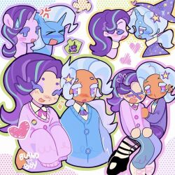  >_< 2girls :d :o ^_^ alternate_skin_color anger_vein animal aqua_hair aqua_streaks arm_hug arms_at_sides artist_name black_pantyhose black_shoes blandboyx blue_hair blue_pants blush bow bowtie buttons cardigan closed_eyes collared_shirt colored_eyelashes comedic_sweatdrop commentary copyright_notice cropped_torso curly_hair dark-skinned_female dark_skin deformed denim dot_nose dual_persona ear_piercing earrings english_commentary eyes_visible_through_hair eyeshadow face-to-face flying_sweatdrops full_body green_outline hair_behind_ear hair_ornament hair_tie halftone halftone_background hands_up hat heart high_ponytail highres jeans jewelry long_hair long_sleeves looking_at_another looking_to_the_side low_ponytail makeup mary_janes miniskirt multicolored_hair multiple_girls multiple_views my_little_pony my_little_pony:_equestria_girls my_little_pony:_friendship_is_magic no_pupils no_sclera nose_blush open_cardigan open_clothes open_mouth outline pants pantyhose pearl_earrings pencil_skirt piercing pink_bow pink_bowtie pink_outline pink_sweater ponytail pout puffy_long_sleeves puffy_sleeves purple_bow purple_bowtie purple_cardigan purple_eyeshadow purple_hair purple_hat purple_outline purple_skirt rainbow_flag school_uniform shirt shoelaces shoes short_eyebrows side-by-side sideways_glance sitting sitting_on_lap sitting_on_person skirt sleeves_past_fingers sleeves_past_wrists smile spoken_character star_(symbol) star_hair_ornament star_print starlight_glimmer starlight_glimmer_(equestria_girls) streaked_hair striped_clothes striped_pantyhose stud_earrings sweater trixie_lulamoon trixie_lulamoon_(equestria_girls) twilight_sparkle two-tone_hair two-tone_pantyhose unicorn v-shaped_eyebrows violet_eyes white_eyelashes white_outline white_pantyhose white_shirt white_shoes wizard_hat xd yellow_outline 