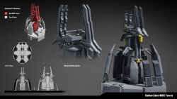  3d building caldari_state_(eve_online) commentary concept_art dust_514 english_commentary english_text eve_online gradient_background grey_background grey_theme highres official_art realistic science_fiction 
