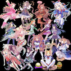  1girl 2girls 3girls 6+girls agnes_digital_(full-color_fangirling)_(umamusume) agnes_digital_(umamusume) ahoge animal_ears aqua_bow arm_up asymmetrical_clothes asymmetrical_footwear asymmetrical_pants bag bandaged_leg bandages bandaid bandaid_on_face bandaid_on_nose bandeau bare_shoulders bead_bracelet bead_necklace beads belt belt_bag bike_shorts biwa_hayahide_(pf._winning_equation...)_(umamusume) biwa_hayahide_(umamusume) black_background black_gloves black_hair black_pantyhose black_shorts black_skirt black_thighhighs blue_bag blue_bandeau blue_boots blue_bow blue_dress blue_eyes blue_hairband blue_hat blue_jacket blue_sailor_collar blue_scarf blue_skirt blue_sports_bra blunt_bangs blush boots bow bowtie bracelet braid breasts brooch brown_belt brown_boots brown_hair brown_sailor_collar buttons carrying center_frills chest_sarashi clenched_hands closed_eyes closed_mouth clothes_around_waist clothing_cutout clover_hair_ornament coat collared_shirt confetti corset cropped_jacket crossed_arms crossed_legs crown crystal_ball curtained_hair daiwa_scarlet_(peak_blue)_(umamusume) daiwa_scarlet_(umamusume) daruma_doll daruma_doll_hair_ornament denim detached_sleeves doll_hair_ornament double-breasted dress ear_bow ear_covers ear_ornament ear_ribbon epaulettes fang fingerless_gloves flipped_hair four-leaf_clover_hair_ornament frilled_thighhighs frills fur-trimmed_jacket fur_choker fur_trim garter_straps glasses gloves green_bow green_bowtie green_dress green_eyes green_sailor_collar green_skirt green_sleeves grey_hair grey_tail hair_between_eyes hair_bow hair_intakes hair_ornament hairband hairclip half_up_braid hand_fan hand_on_own_hip hat hawawa_(hawawauma) headband heart heart_in_eye highres hime_cut hip_vent holding holding_fan holding_relay_baton hood hoodie horse_ears horse_girl horse_tail horseshoe index_finger_raised interlocked_fingers jacket jacket_around_waist jeans jewelry juliet_sleeves kawakami_princess_(princess_of_pink)_(umamusume) kawakami_princess_(umamusume) king_halo_(king_of_emeralds)_(umamusume) king_halo_(umamusume) large_breasts layered_legwear layered_skirt leaning_forward lightning_bolt_print lightning_bolt_symbol long_hair long_sleeves looking_at_viewer low-cut_armhole low-tied_long_hair maneki-neko maruzensky_(formula_r)_(umamusume) maruzensky_(umamusume) matikanefukukitaru_(rising_fortune)_(umamusume) matikanefukukitaru_(umamusume) matikanetannhauser_(clippety-tippety-clop)_(umamusume) matikanetannhauser_(umamusume) medium_breasts medium_hair mejiro_dober_(off_the_line)_(umamusume) mejiro_dober_(umamusume) midriff mismatched_footwear mouth_hold multicolored_hair multicolored_hairband multicolored_skirt multiple_girls narita_brian_(maverick)_(umamusume) narita_brian_(umamusume) narita_taishin_(nevertheless)_(umamusume) narita_taishin_(umamusume) navel neckerchief necklace newsboy_cap off-shoulder_coat off-shoulder_dress off_shoulder oguri_cap_(starlight_beat)_(umamusume) oguri_cap_(umamusume) on_shoulder one_eye_closed open_clothes open_mouth orange_hair orange_tail own_hands_clasped own_hands_together pants pantyhose parallel_hairclips parted_lips party_hat pendant_choker pink_boots pink_dress pink_gloves pink_hair pink_jacket pink_sleeves pleated_skirt ponytail puffy_sleeves purple_bow purple_jacket purple_ribbon purple_skirt purple_vest red-framed_eyewear red_belt red_corset red_eyes red_headband red_hoodie red_jacket red_neckerchief red_serafuku red_shirt red_skirt red_thighhighs relay_baton ribbon rope sailor_collar sarashi scarf school_uniform semi-rimless_eyewear serafuku shimenawa shirt shoes short_hair short_sleeves shorts shorts_under_skirt shoulder_bag shoulder_carry shoulder_cutout silence_suzuka_(innocent_silence)_(umamusume) silence_suzuka_(umamusume) simple_background single_ear_cover single_pantsleg single_thighhigh single_wrist_cuff sitting skirt sleeveless sleeveless_dress sleeveless_hoodie sleeveless_jacket sleeveless_shirt small_breasts smile socks solo special_week_(special_dreamer)_(umamusume) special_week_(umamusume) sports_bra stalk_in_mouth standing standing_on_one_leg star-shaped_pupils star_(symbol) star_brooch streaked_hair stretching striped_clothes striped_hairband super_creek_(murmuring_stream)_(umamusume) super_creek_(umamusume) symbol-shaped_pupils symbol_in_eye tail tamamo_cross_(fast_as_lightning)_(umamusume) tamamo_cross_(umamusume) tank_top thigh-highs thigh_boots thumbs_up tiara tied_shirt tilted_headwear torn_clothes torn_coat torn_jeans torn_pants twintails two-tone_hair two-tone_hairband two_side_up umamusume very_long_hair vest violet_eyes white_boots white_coat white_hair white_hairband white_jacket white_pants white_shirt white_shoes white_skirt white_socks white_thighhighs winning_ticket_(get_to_winning!)_(umamusume) winning_ticket_(umamusume) wrist_cuffs yellow_bow yellow_eyes yellow_shirt yellow_tank_top 