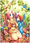  emperpep fluttershy my_little_pony my_little_pony_friendship_is_magic personification rainbow_dash 