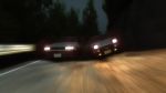  ae86 car forest highres initial_d motor_vehicle nature night no_humans pacochan road toyota tree vehicle 
