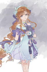  1girl bare_shoulders black_shorts body_markings book braid braided_bangs bridal_gauntlets chinese_commentary cicimilu commentary_request from_side green_eyes highres holding holding_book jacket long_hair looking_at_viewer looking_to_the_side orange_hair pointy_ears shorts signature sigrika_(wuthering_waves) solo turning_head veil white_bridal_gauntlets white_jacket white_veil wuthering_waves 