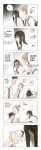  1girl 2boys chinese comic highres multiple_boys necktie original qi_fang school_uniform sun_jing tanjiu translation_request 