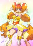  :p amanogawa_kirara armpits arms_up boots cure_twinkle earrings go!_princess_precure jewelry joy_ride long_hair magical_girl multicolored_hair precure quad_tails redhead skirt smile star star_earrings streaked_hair thigh-highs thigh_boots tongue tongue_out two-tone_hair violet_eyes 