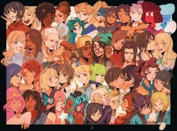  6+girls a_song_of_ice_and_fire absurdres adora_(she-ra) adventure_time agott_arklaum_(tongari_boushi_no_atelier) alicent_hightower amity_blight asagao_to_kase-san avatar_legends azula bishoujo_senshi_sailor_moon black_eyes black_hair blonde_blazer blonde_hair blue_eyes blue_hair brown_hair caitlyn_(league_of_legends) catra character_request coco_(tongari_boushi_no_atelier) commentary copyright_request crossover dark-skinned_female dark_skin dispatch dreadlocks english_commentary enid_sinclair francesca_bridgerton glasses hat hatsune_miku highres inuzuka_miwa invisigal_(dispatch) kaiou_michiru kase_tomoka killjoy_(valorant) kusuriya_no_hitorigoto luz_noceda magnet_(vocaloid) maomao_(kusuriya_no_hitorigoto) marceline_abadeer megurine_luka michaela_stirling multiple_crossover multiple_girls pink_hair princess_bonnibel_bubblegum qiu_tong raze_(valorant) rhaenyra_targaryen ruby_(steven_universe) sailor_jupiter sailor_neptune sapphire_(steven_universe) sawatari_saeko shabexzart shisui_(kusuriya_no_hitorigoto) sq_(series) steven_universe sun_jing sweater ten'ou_haruka tongari_boushi_no_atelier tsukiatte_agetemo_ii_kana ty_lee valorant vi_(league_of_legends) vocaloid wednesday_addams yamada_yui yellow_eyes 