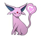  animated animated_gif closed_eyes espeon heart multiple_tails no_humans pokemon pokemon_(creature) pokemon_(game) radpo simple_background tail twitch_plays_pokemon white_background 