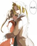  alphonse_elric blonde_hair brothers brown_eyes brown_hair conqueror_of_shambala edward_elric english fullmetal_alchemist hug incest kl male multiple_boys siblings yaoi yellow_eyes 