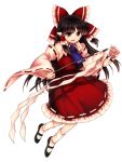  1girl bow hakurei_reimu harukawa_moe japanese_clothes miko ribbon touhou 