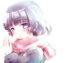  1girl black_hair blue_eyes breath gokou_ruri herunin long_hair mittens ore_no_imouto_ga_konna_ni_kawaii_wake_ga_nai scarf 