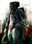  1boy barbed_wire blood character_name hammer safe sakiryo_kanna solo the_evil_within the_keeper 